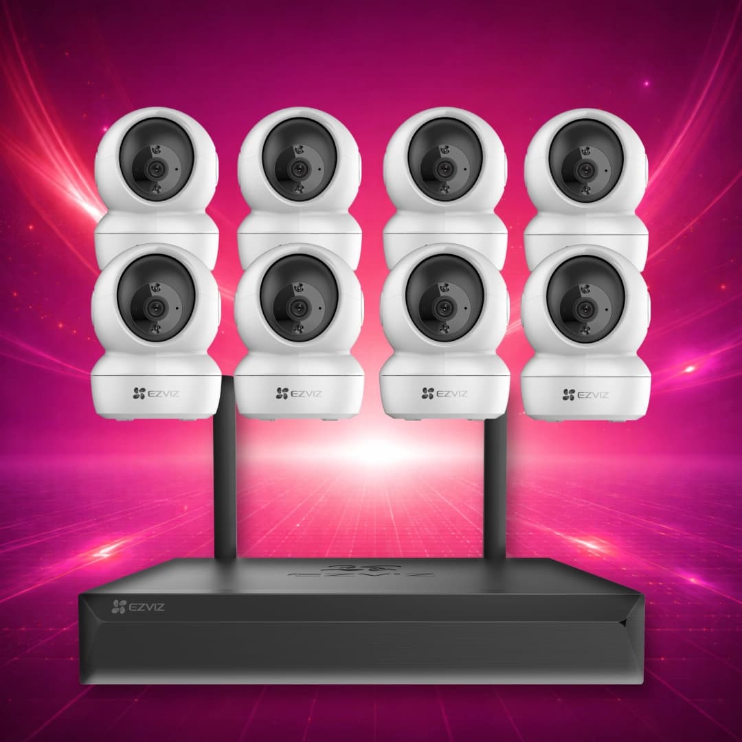 Combo x8 C6N 1080p + grabadora NVR X5S 8CH