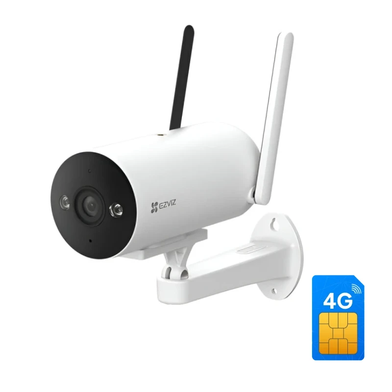 H5 4G Ezviz - Cámara de Seguridad 4G Exterior 2K 3MP